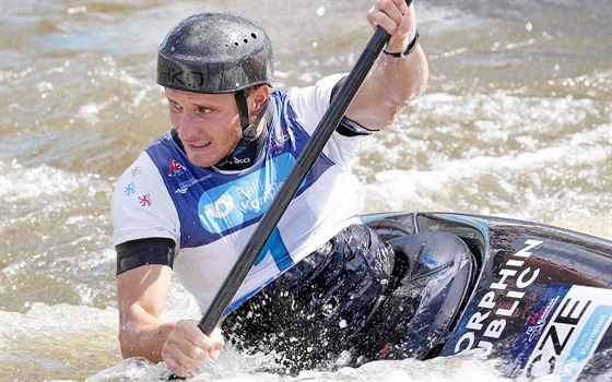 Kajakář Vít Přindiš se stal v Troji vicemistrem Evropy ve vodním slalomu