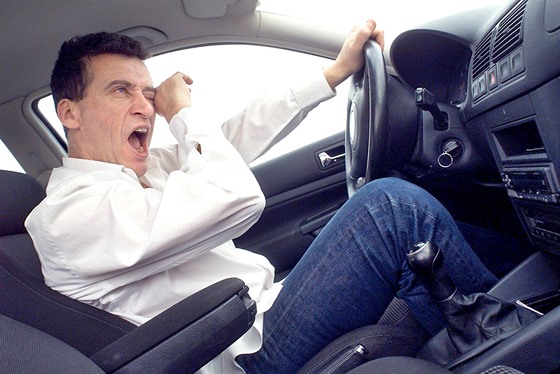 Zmáhá vás v autě únava z horka? Zastavte a dejte si pauzu, silná vůle ji nepřemůže. (ilustrační snímek)