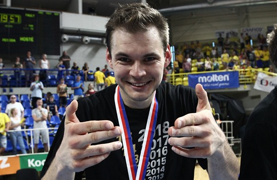 Jaromír Bohaík se s Nymburkem dokal prvního titulu.