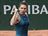 Oslavné gesto rumunské tenistky Simony Halepové ve čtvrtfinále Roland Garros.