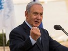 Izraelský premiér Benjamin Netanjahu (30. kvtna 2018)