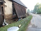 V Jestebí na Jihlavsku místní obyvatele pekvapila velká voda.