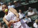 Tenistka Karolína Plíková ve tetím kole Roland Garros.