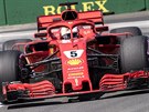 Sebastian Vettel ovládl kvalifikace Velké ceny Kanady.