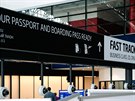 Nový prostor centrální bezpečnostní kontroly v terminálu 2 pražského letiště...