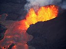 Havajská sopka Kilauea po nkolika dnech relativního klidu opt vychrlila...