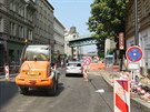 ��st Husitsk� ulice v Praze u� je v provozu