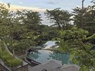 Bazén hotelu Capella na ostrov Sentosa.