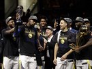 Kevin Durant z Golden State byl vyhláen nejuitenjím hráem finálové série...
