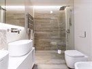 Dtská koupelna je vybavena kvalitním sanitárním nábytkem Systempool Unique,...