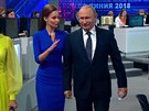 Píchod Putina na televizní besedu s obany