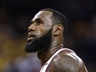 LeBron James z Clevelandu nastoupil ke druhému finále NBA s poranným okem.