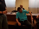 Anton Andriievskyi u Krajskho soudu v Hradci Krlov (4.6.2017).