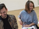 David Janoek a Anna Stropnická na první tené zkouce letoní premiéry Letních...