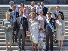 védská královská rodina na ktu princezny Adrienne (Stockholm, 8. ervna 2018)