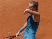 Tenistka Petra Kvitová ve třetím kole Roland Garros.
