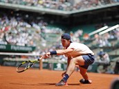 Nmeck tenista Maximilian Marterer v osmifinle Roland Garros proti Rafaelu...