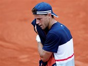 Argentinec Diego Schwartzman v osmifinle Roland Garros.