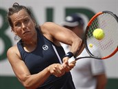 Barbora Strýcová na Roland Garros ve Francii.