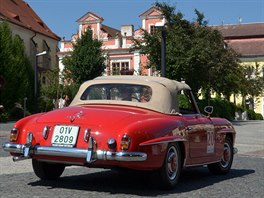 Mercedes Benz 190 SL na Oldtimer Bohemia Rally 2018