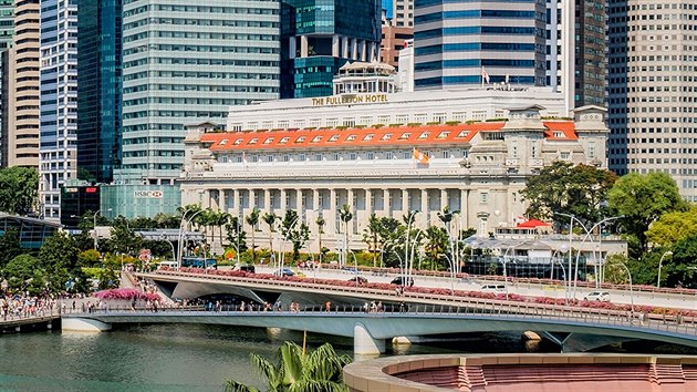 Luxusn singapursk hotel Fullerton