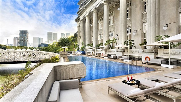 Luxusn singapursk hotel Fullerton
