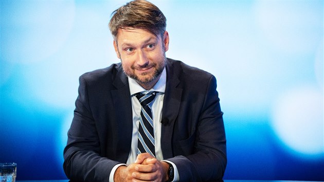 Hostem Rozstřelu je kandidát ČSSD na primátora Prahy Jakub Landovský (6. června 2018)