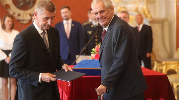 Jmenování Andreje Babie premiérem (6. ervna 2018)