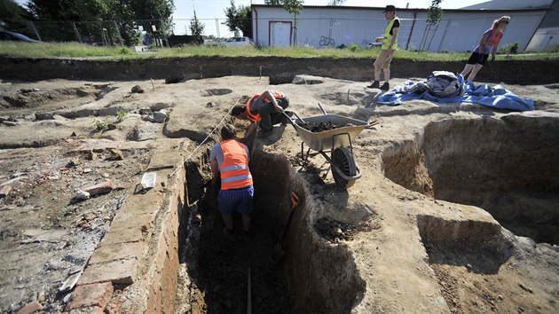 Archeologický výzkum v jihlavské lokalitě Na Dolech.