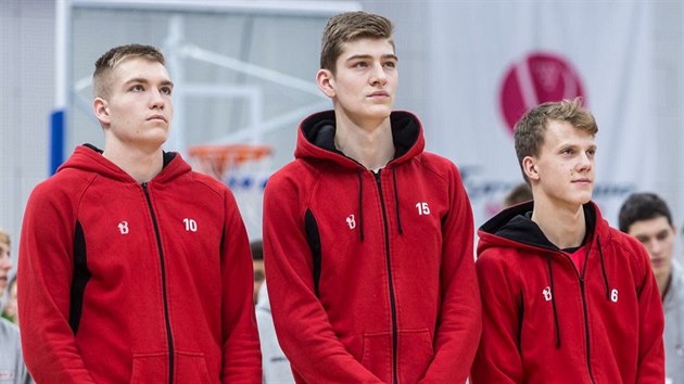 Michal Kozák, Jakub Dombek a Milan Janošov (zleva) se sešli v týmu pražské akademie GBA