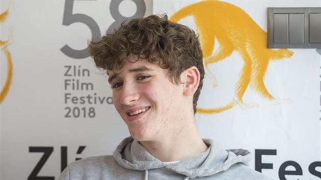 Irský herec Art Parkinson byl hostem Filmového festivalu ve Zlíně (27. května 2018).