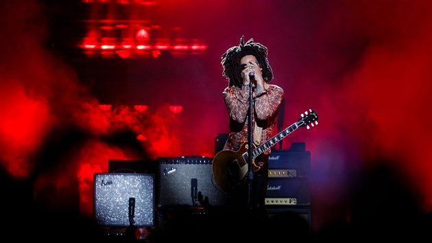 Lenny Kravitz 2. ervna 2018 v prask O2 aren