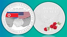 Pamětní mince k příležitosti summitu USA–KLDR