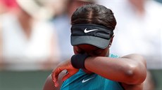 Americká tenistka Sloane Stephensová ve finále Roland Garros.