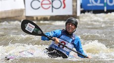 Kajakářk Kateřina Kudějová na cenný kov na mistrovství Evropy ve vodním slalomu...