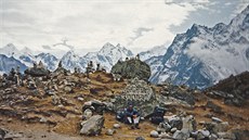 V sedle nad Tuglou (Himálaj, 1992)