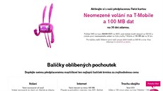 T-Mobile na webu v sekci vnované Twist kart neuvádl sazby útované za...