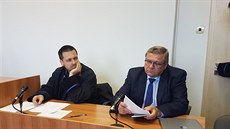 Jiří Zelenka (vlevo) se svým advokátem Tomášem Gřivnou.