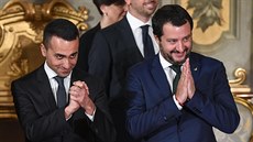 Luigi Di Maio (vlevo) a Matteo Salvini