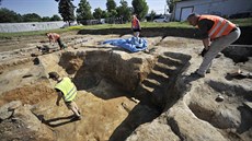 Archeologický výzkum v jihlavské lokalit Na Dolech.