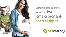 Reklamní kampa realitního serveru Bezrealitky.cz.