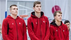 Michal Kozák, Jakub Dombek a Milan Janošov (zleva) se sešli v týmu pražské...