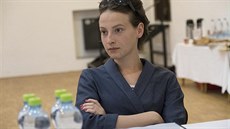 Anna Fialová na první čtené zkoušce letošní premiéry Letních shakespearovských...
