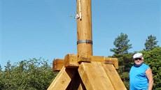 Ji�í Chvojka si usmyslel obnovit v�trný mlýn v Borovnici.