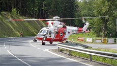 vrtulník záchranné sluby