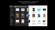 Nový operaní systém macOS Mojave pichází s tmavým vzhledem.