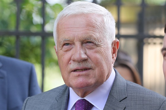 Václav Klaus na oslavě svých 77. narozenin. (18. června 2018)
