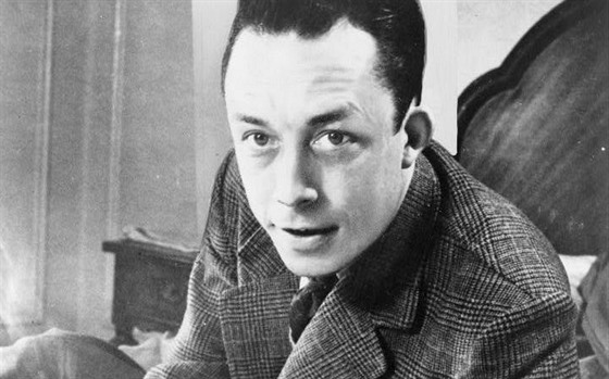 Albert Camus na snímku United Press International z 1. ledna 1957