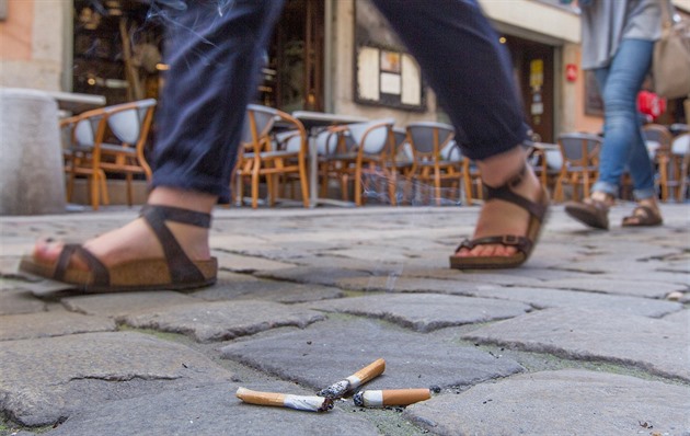 Francouzská vláda chce tabákové firmy přinutit, aby se podílely na úklidu...
