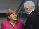 Nmecká kancléka Angela Merkelová a ministr vnitra Horst Seehofer (15. kvtna...